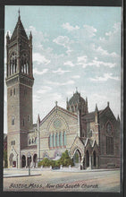 Load image into Gallery viewer, New Old South Church, Boston, Massachusetts, early postcard, unused
