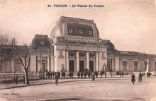 Load image into Gallery viewer, The Palace of Justice, Toulon, France, Early postcard, Unused
