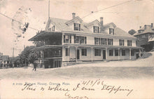 Load image into Gallery viewer, Putnam House, Orange, Massachusetts, very early postcard, used in 1906
