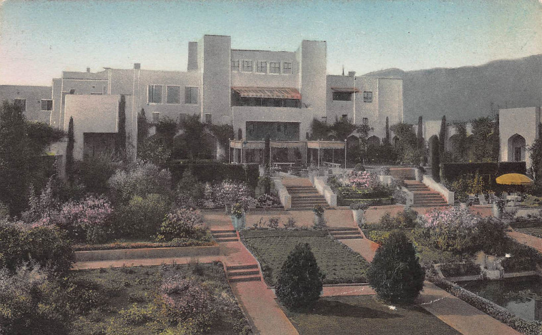 Samarkind - Persian Hotel, Santa Barbara, California, Early Hand Colored Postcard, Unused