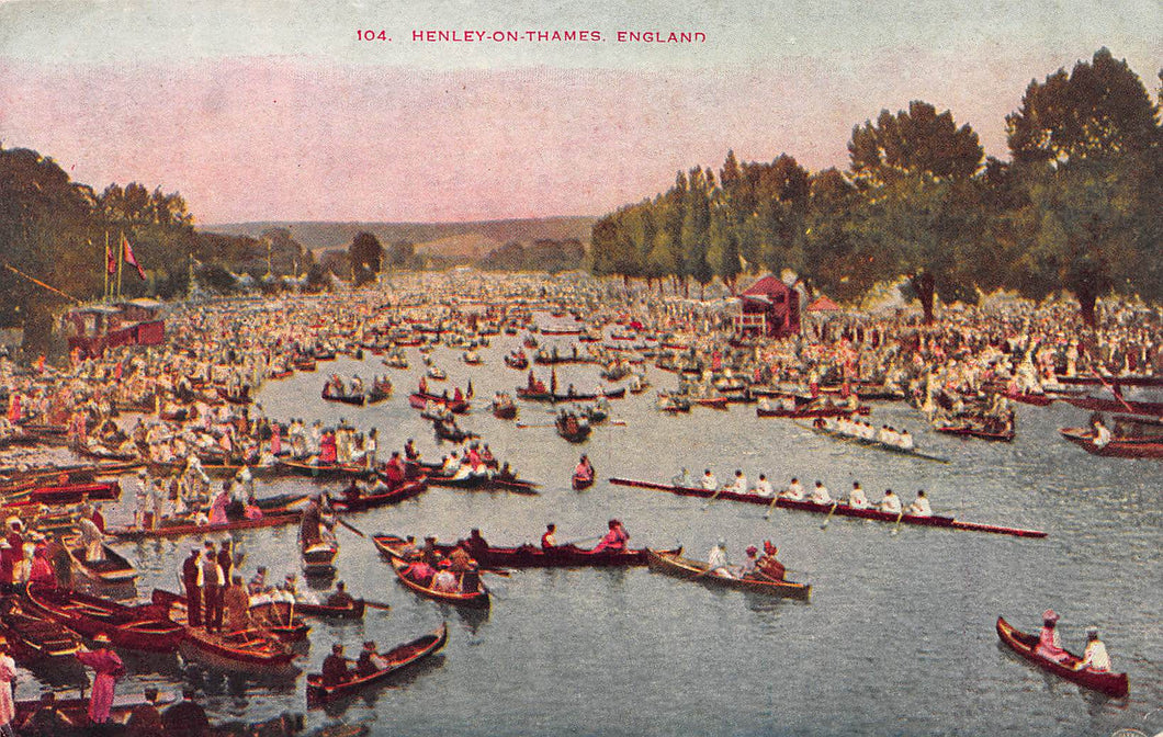 Regatta, Henley-On-Thames, England, Great Britain, Early Postcard, Unused