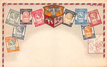 Load image into Gallery viewer, Thailand, Classic Stamp Images on Early Postcard, Unused
