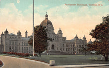 Load image into Gallery viewer, Parliament Buildings, Victoria, British Columbia, Canada, early postcard, unused
