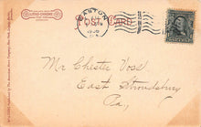 Load image into Gallery viewer, Delaware Bridge, Easton, Pennsylvania, early postcard, used in 1906
