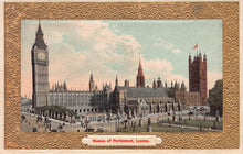 Load image into Gallery viewer, Houses of Parliament, London, England, Great Britain, Early Postcard, Unused
