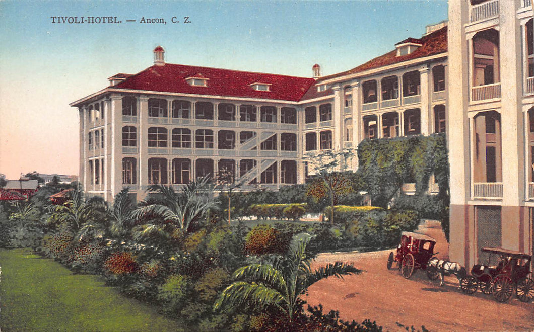Tivoli Hotel, Ancon, Canal Zone, early postcard, unused