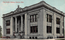 Load image into Gallery viewer, The Public Library, Canton, Ohio, early postcard, unused
