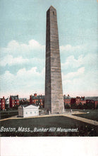 Load image into Gallery viewer, Bunker Hill Monument, Boston, Massachusetts, early postcard, unused
