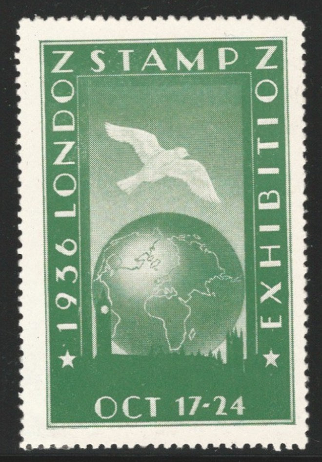 London Stamp Exhibition, 1936 London, England, Great Britain, Poster Stamp