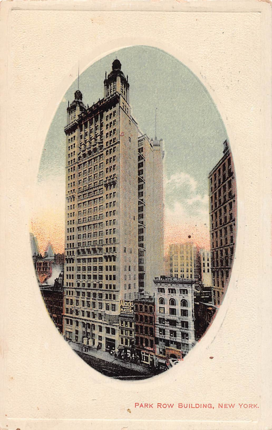 Park Row Building, Manhattan, New York City, N.Y., early postcard, used