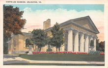 Load image into Gallery viewer, Custis-Lee mansion, Arlington, Virginia, early postcard, unused
