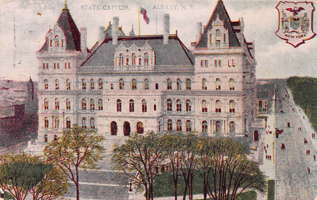 State Capitol, Albany, New York., early postcard, unused