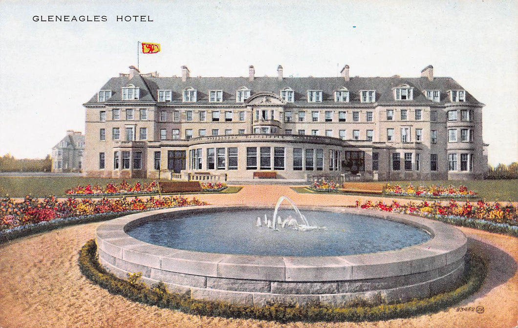 Gleneagles Hotel, Scotland, Great Britain, Early Postcard