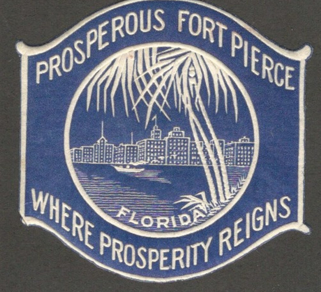 Prosperous Fort Pierce, Florida, Where Prosperity Reigns, Poster Stamp