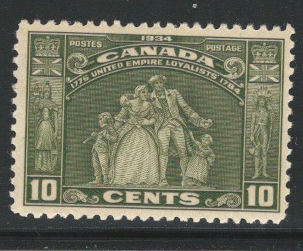 Canada, 1934, Scott #209, 10c Olive Green, Loyalists, Mint, N.H., Very Fine