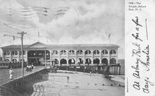 Load image into Gallery viewer, The Arcade, Asbury Park, New Jersey, early postcard, used in 1906
