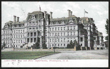 Load image into Gallery viewer, State, War, and Navy Departments, Washington, D.C., early postcard, used in 1908
