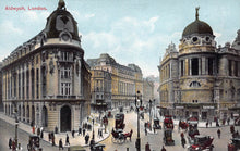 Load image into Gallery viewer, Street Scene, Aldwych, London, England, Early Postcard, Unused
