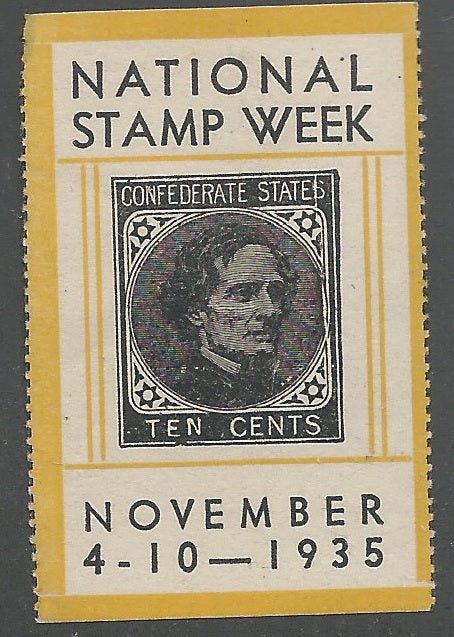 National Stamp Week, November 4-10, 1935, U.S. Poster Stamp